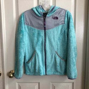 The North Face Girls Oso Hoodie Fortuna Blue Size Large 14/16